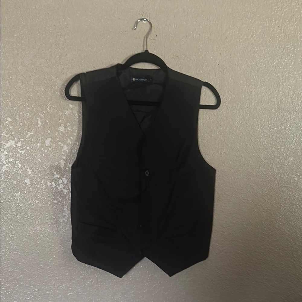 Umo Lorenzo Black Sleeveless Vest size small